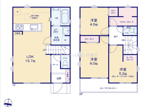 リナージュ相模原中央区陽光台３丁目　第１期の見取り図