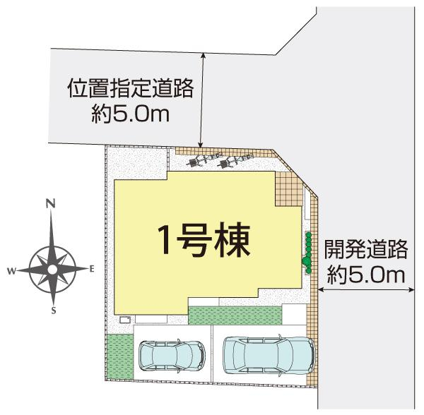 ブルーミングガーデン小平市花小金井８丁目２期１棟の見取り図