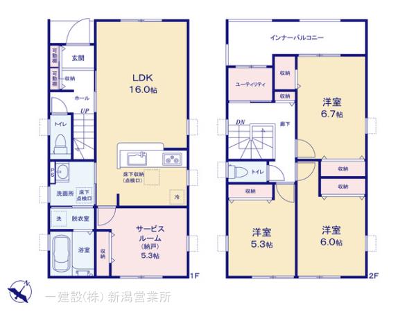 リーブルガーデン西区松海が丘第３の見取り図