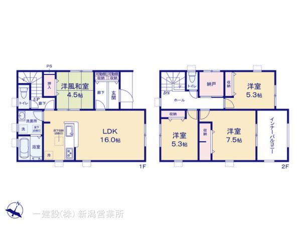 リーブルガーデン西区西小針台第１の見取り図