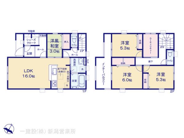 リーブルガーデン西区上新栄町第4の見取り図
