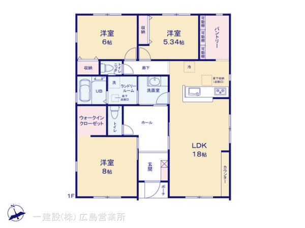 リーブルガーデン竹原市塩町４丁目第２の見取り図