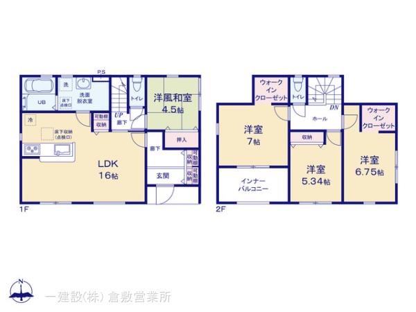 リーブルガーデン総社清音上中島第１０の見取り図