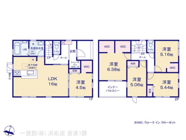 リーブルガーデン菊川半済２期の見取り図
