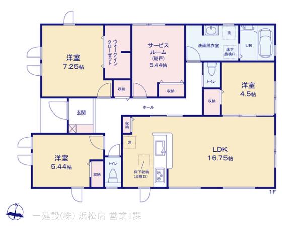 リーブルガーデン中央区三和町の見取り図