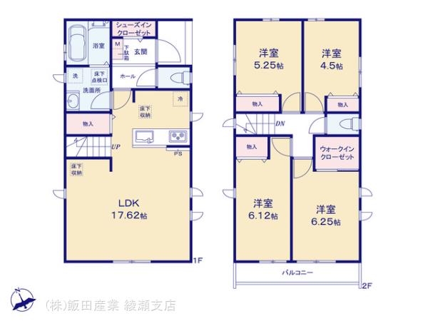 ハートフルタウン市川市下新宿12番4の見取り図