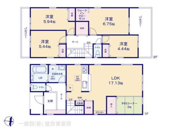 リーブルガーデン瀬戸市平町１丁目第２の見取り図