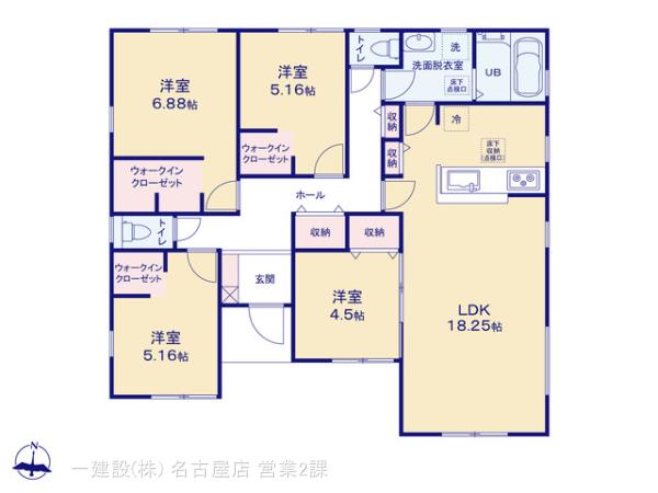 リーブルガーデン津島市江東町の見取り図