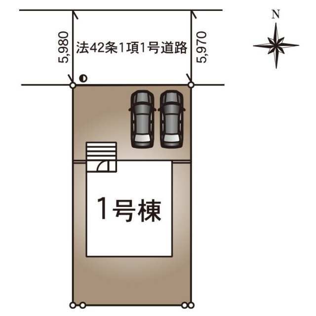 クレイドルガーデン龍ケ崎市松ケ丘 第6の見取り図