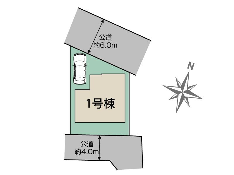 ブルーミングガーデン八千代市大和田新田１棟の見取り図