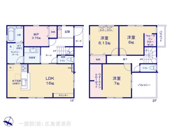 リーブルガーデン東広島市西条町田口２期の見取り図