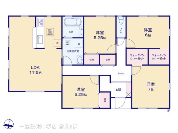 リーブルガーデン岸和田池尻町３期の見取り図