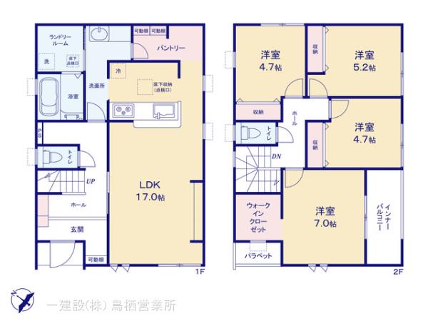 リーブルガーデン久留米市高良内町第十一の見取り図