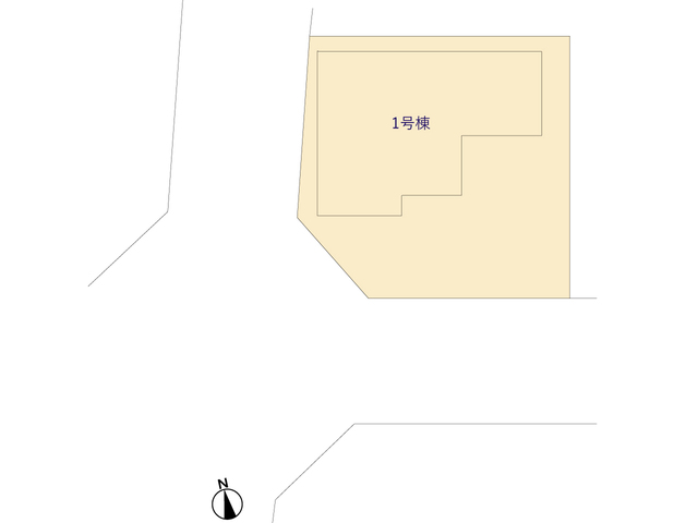 グラファーレ4352小山市犬塚３期１棟の見取り図