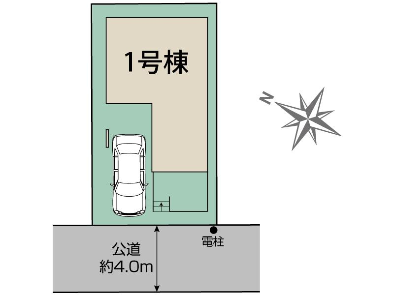 ブルーミングガーデン富士見市水子１棟の見取り図