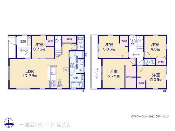 リーブルガーデン常滑市大和町第２の見取り図