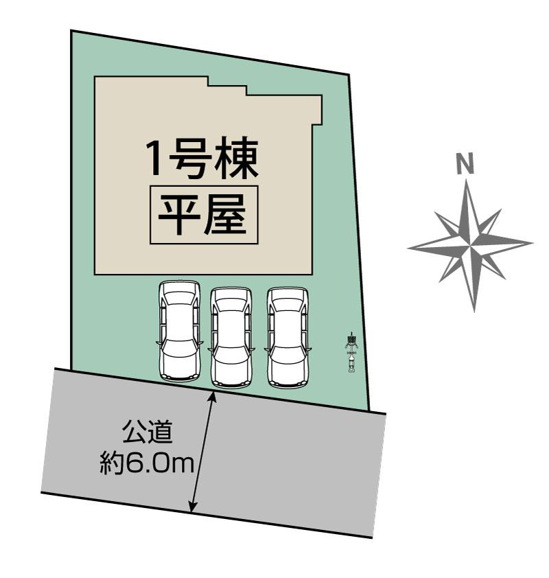 三木市緑が丘町東1丁目1棟 区画図