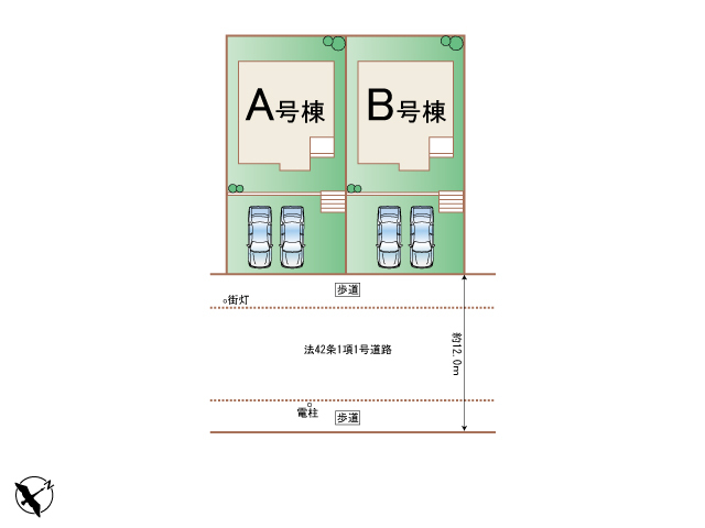 ハートフルタウン杉の入2丁目3番の見取り図