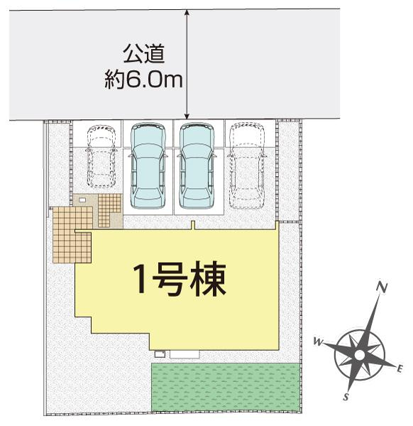 ブルーミングガーデン四街道市みそら４丁目１棟の見取り図