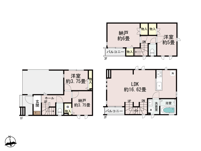 ハートフルタウン東蒲田2丁目20番の見取り図
