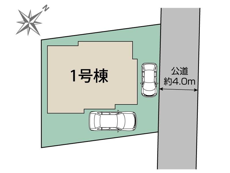 ブルーミングガーデン八千代市八千代台北８丁目１棟の見取り図