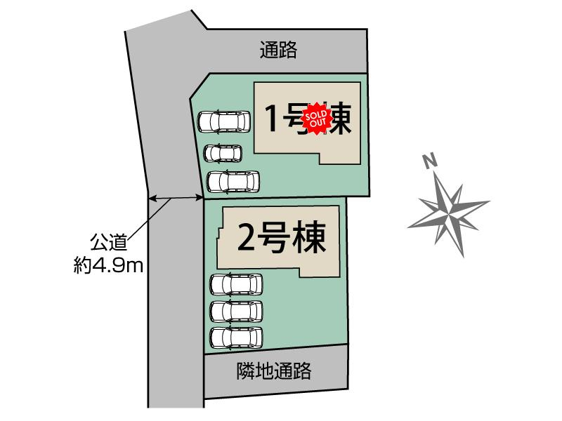 ブルーミングガーデン千葉市緑区土気町２期２棟の見取り図