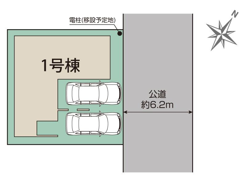 ブルーミングガーデン川越市南大塚４丁目１棟の見取り図