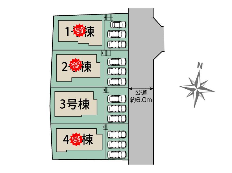 ブルーミングガーデン名古屋市名東区梅森坂３丁目４棟の見取り図