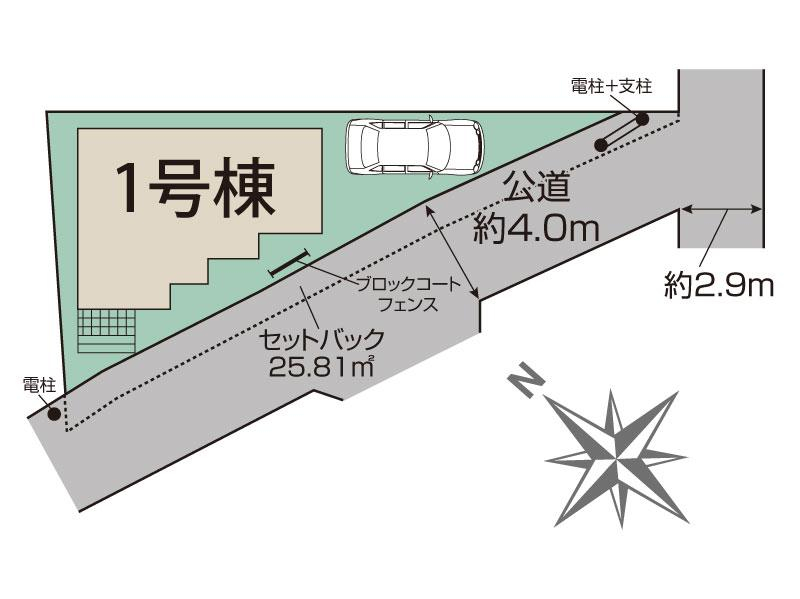 ブルーミングガーデン柏市豊四季１棟の見取り図