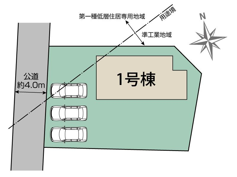 ブルーミングガーデン藤岡市藤岡１棟の見取り図
