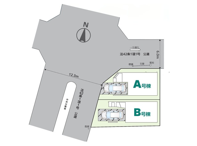 ハートフルタウン足立区東和3丁目176番の見取り図