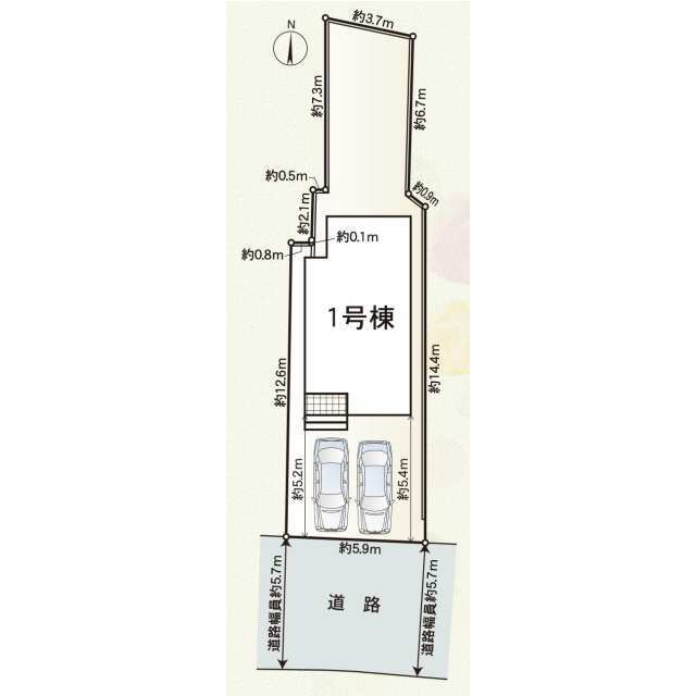 クレイドルガーデン土岐市下石町 第3の見取り図