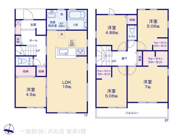 リーブルガーデン豊橋一色町第１期の見取り図