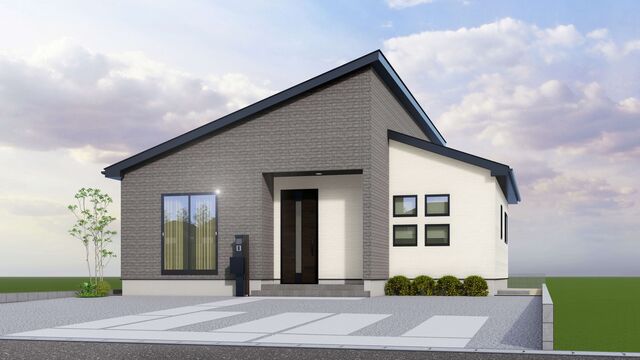 グラファーレ4349郡山市安積町南長久保２期１棟の外観②