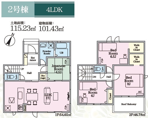 リナージュ春日井割塚町　第１期の見取り図