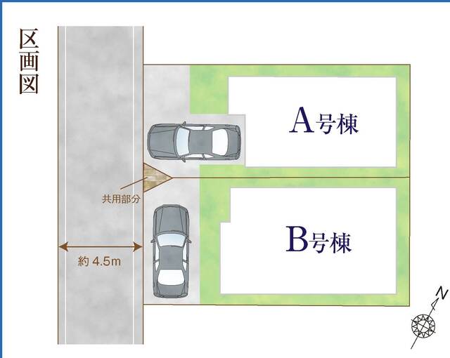 ハートフルタウン綾瀬市上土棚北2丁目324番の見取り図