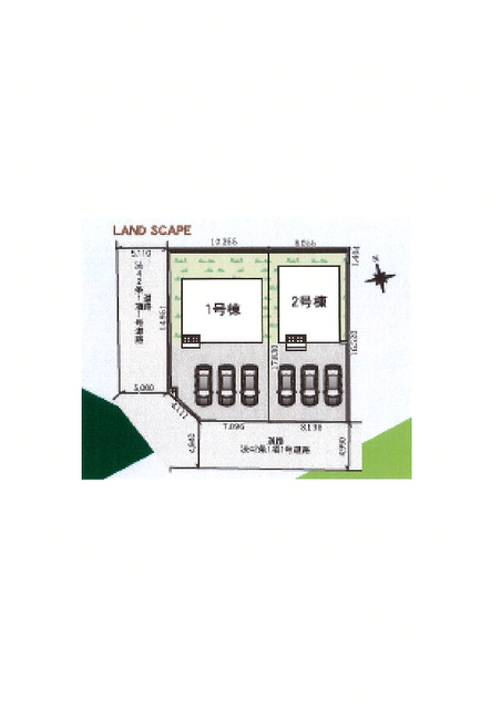 クレイドルガーデン角田市横倉 第1の見取り図
