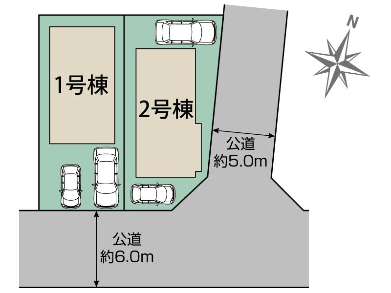 ブルーミングガーデン千葉市若葉区小倉台３丁目２棟の見取り図