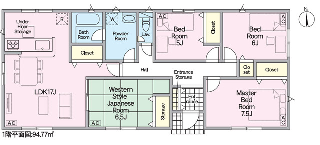 クレイドルガーデン大垣市青木町 第2の見取り図