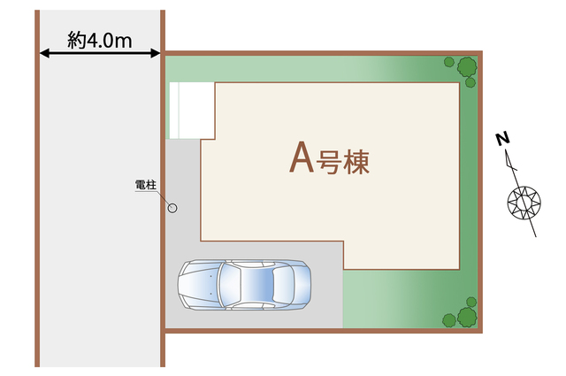 ハートフルタウン西東京柳沢3丁目91番の見取り図