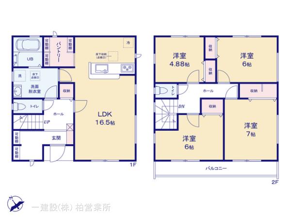 リーブルガーデン野田市大殿井２期の見取り図