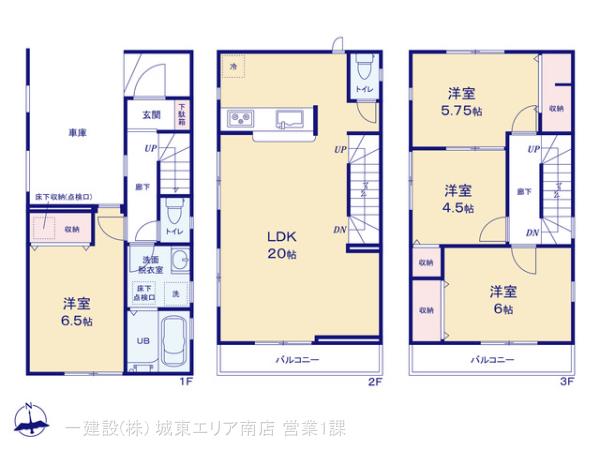 リーブルガーデン川口市上青木西３丁目の見取り図