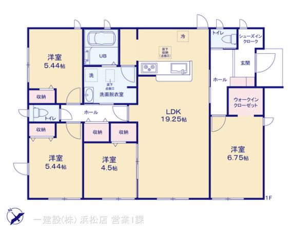 リーブルガーデン中央区寺脇町３期の見取り図