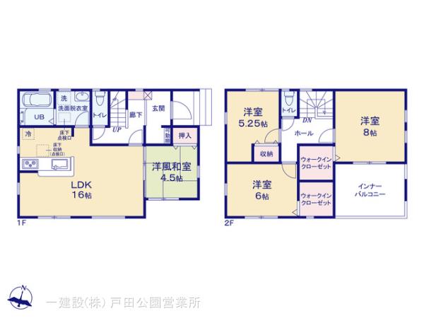 リーブルガーデン幸手市中の見取り図