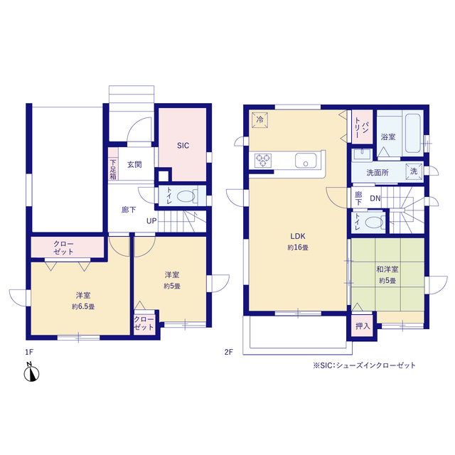 グラファーレ4282さいたま市瀬ヶ崎５期１棟の見取り図