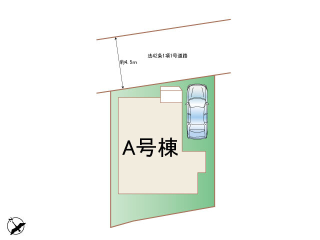 ハートフルタウン相模原市南区東大沼3丁目3795番の見取り図
