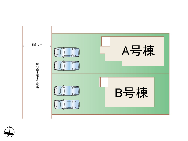 ハートフルタウン平塚市西八幡4丁目60番の見取り図