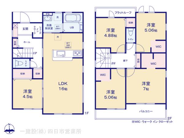 リーブルガーデン四日市市楠町北五味塚第９の見取り図