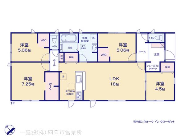 リーブルガーデン鈴鹿市白子第９の見取り図