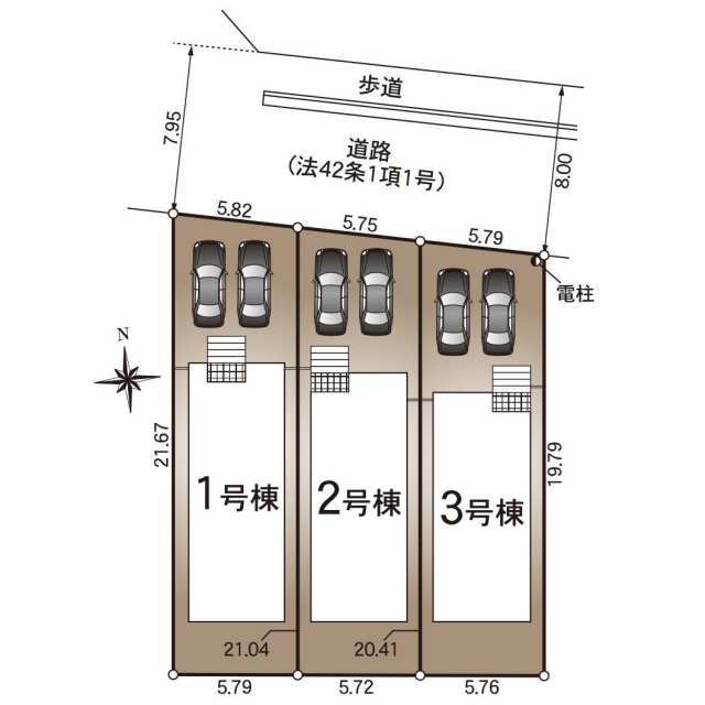 クレイドルガーデン名古屋市名東区神月町 第2の見取り図